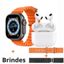 Smartwatch Serie 8 Ultra Pro Max + Fone e 2 Pulseiras de Brinde