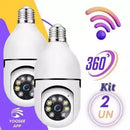 Câmera de segurança Wifi 360° com Áudio área externa